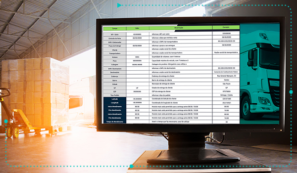 Interface sistema roteirizador